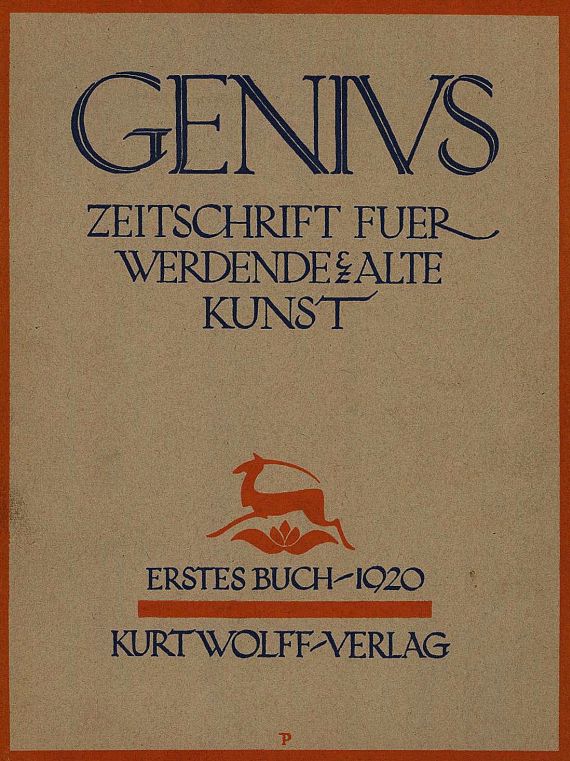   - Genius-Zeitschrift, 5 Bde.