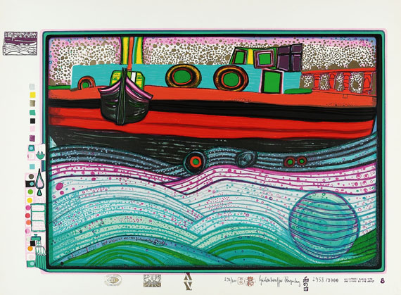 Friedensreich Hundertwasser - Look at it on a rainy day