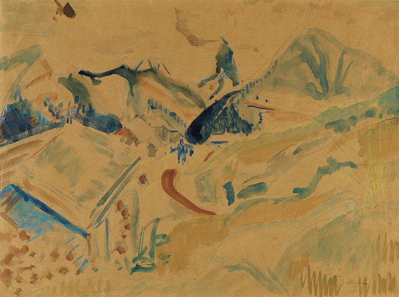 Ernst Ludwig Kirchner - Stafelalp mit Tinzenhorn