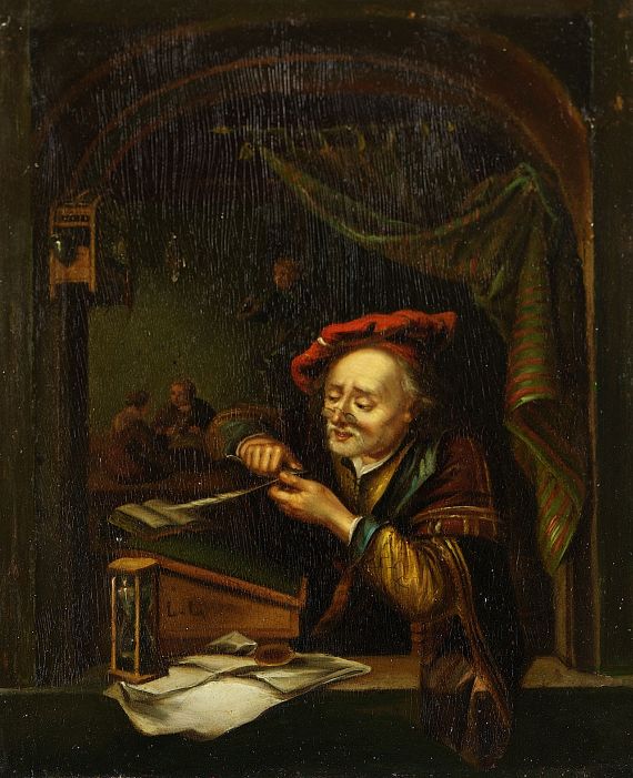 Gerard Dou - In der Manier von - Der Schreiber