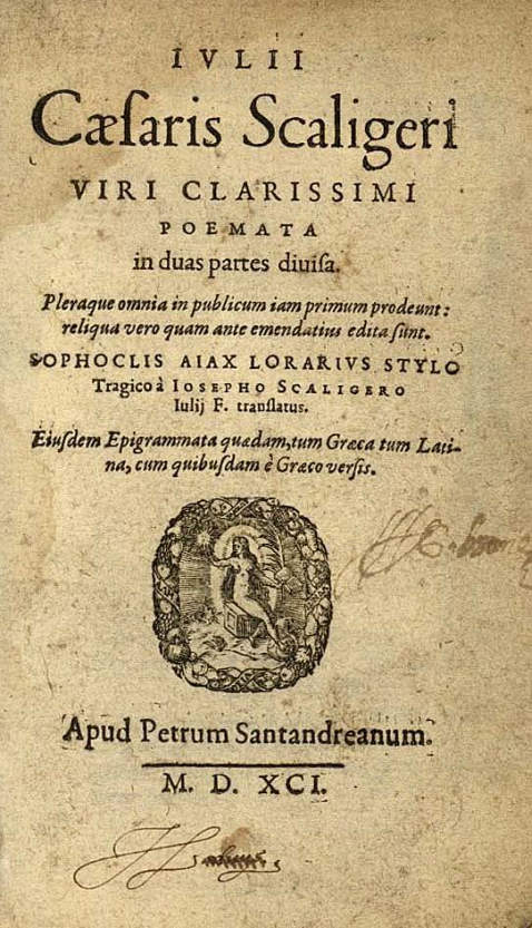   - Poemata. 1591.