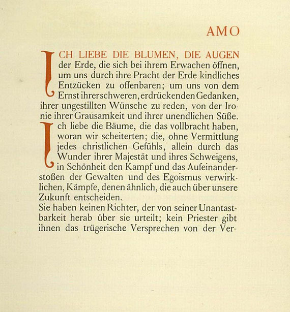 Henry van de Velde - Amo. 1909.