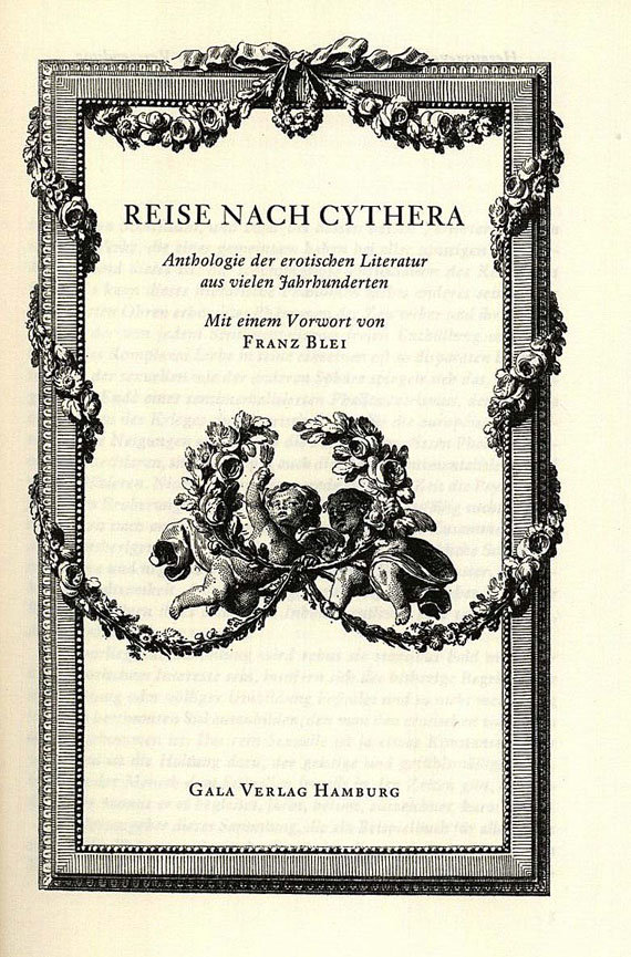 Hancarville, P. F. H. de - Erotische Literatur. 8 Werke in 9 Bdn. 1962-66.