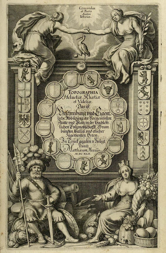   - Topographia Helvetiae. 1642