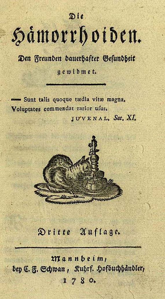 May, F. A. - Die Haemorrhoiden. 1780