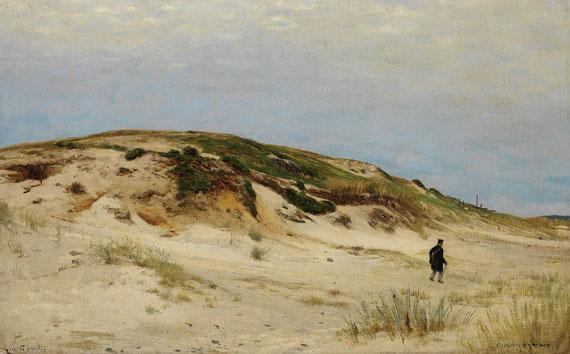 Eugen F. P. Bracht - Dünenstrand auf Rügen