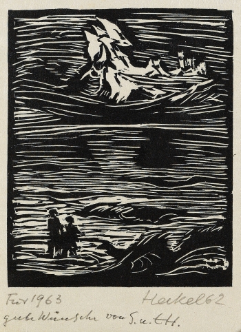 Erich Heckel - 32. Jahresblatt: Am Meer