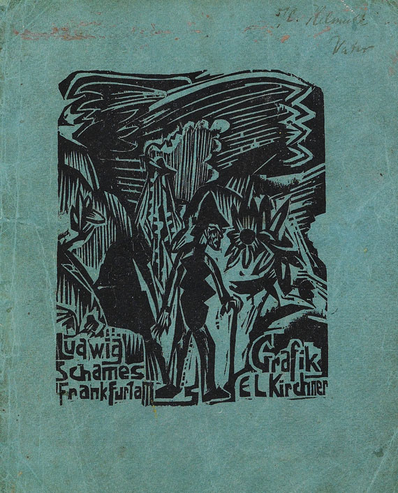 Ernst Ludwig Kirchner - Titelblatt der Ausstellung Grafik E.L. Kirchner, Galerie Schames