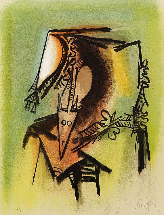 Wifredo Lam - Regard Vertikal III