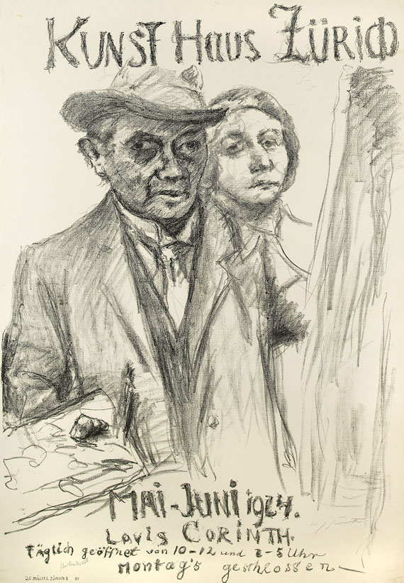 Lovis Corinth - Selbstbildnis mit Modell