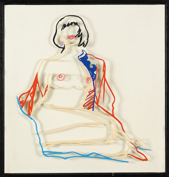 Tom Wesselmann - Monica Sitting Undressing