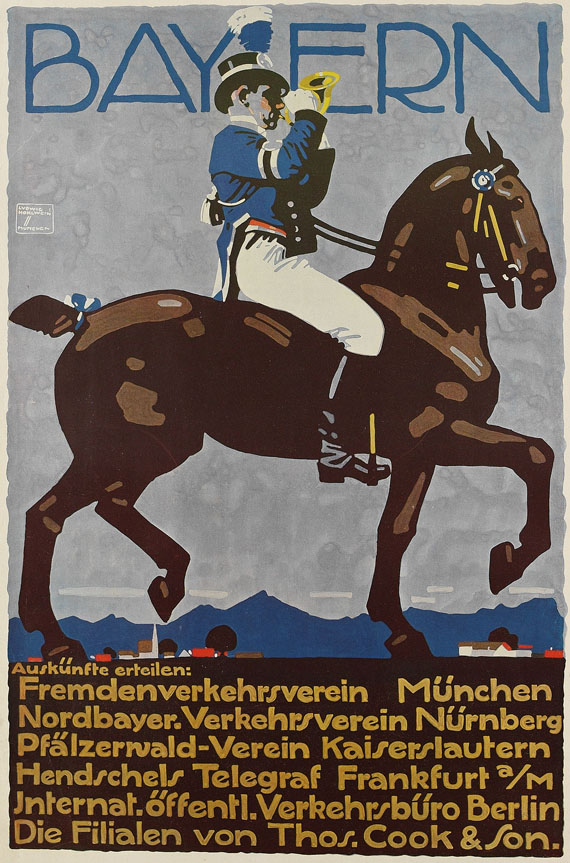 Ludwig Hohlwein - Plakat: Bayern