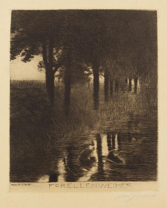 Franz von Stuck - Forellenweiher