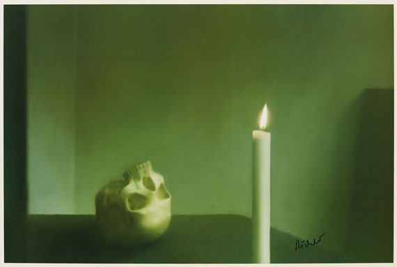 Gerhard Richter - Nach - Schädel mit Kerze