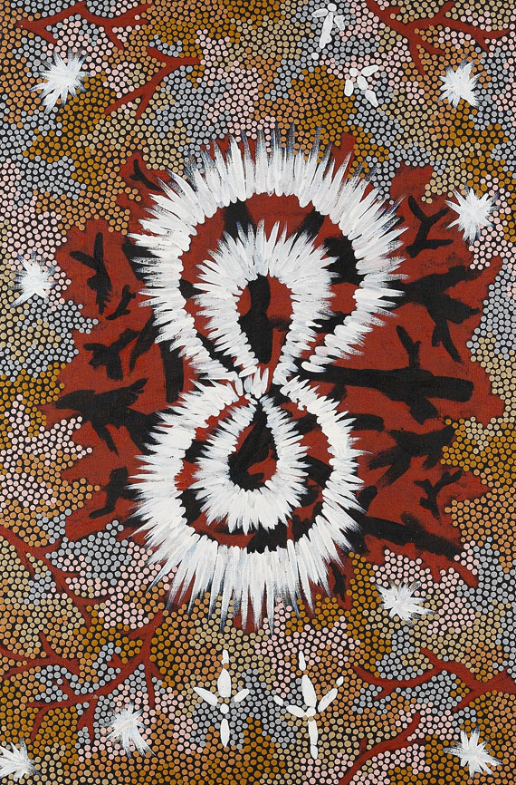 Clifford Possum Tjapaltjarri - Eagle dreaming