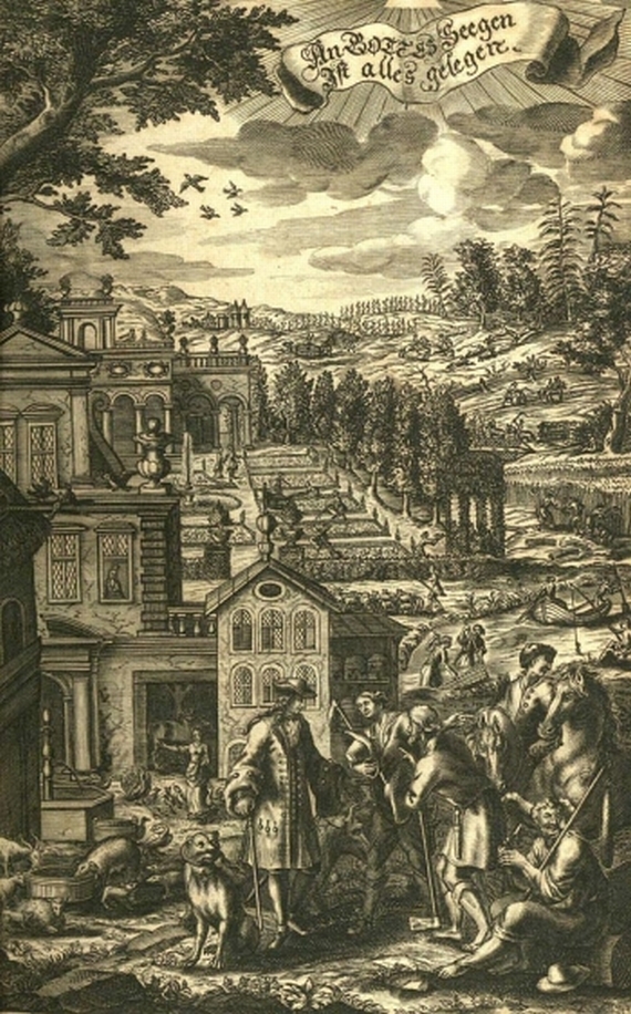 Andreas Glorez - Vollständige Hauß- u. Land-Bibliothec. 2 Bde. 1701