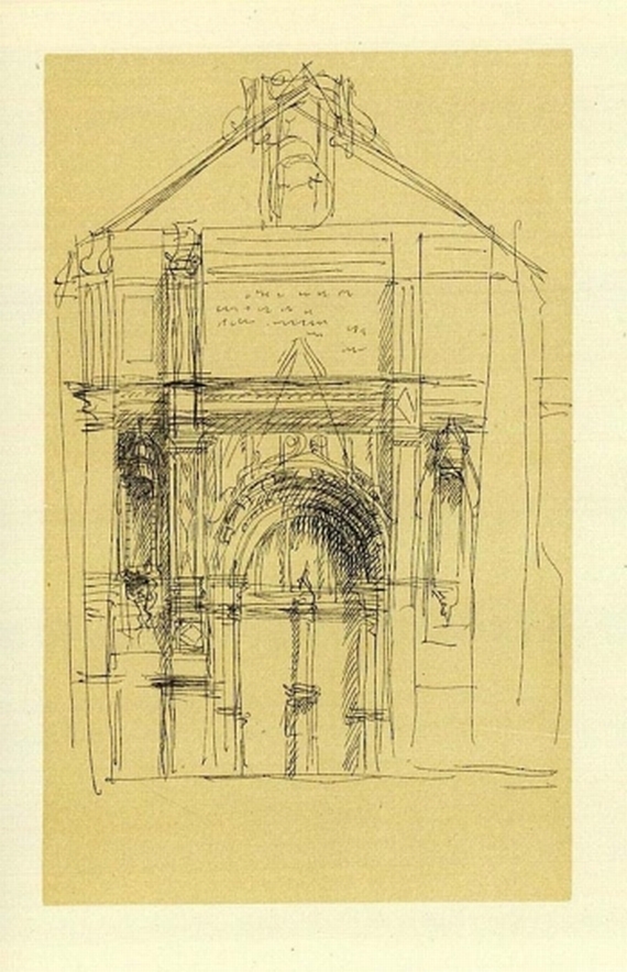 Auguste Rodin - Les Cathedrales de France. 1914