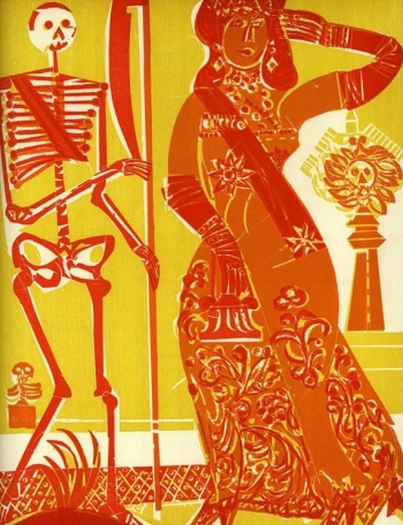 HAP Grieshaber - Totentanz. 1966.