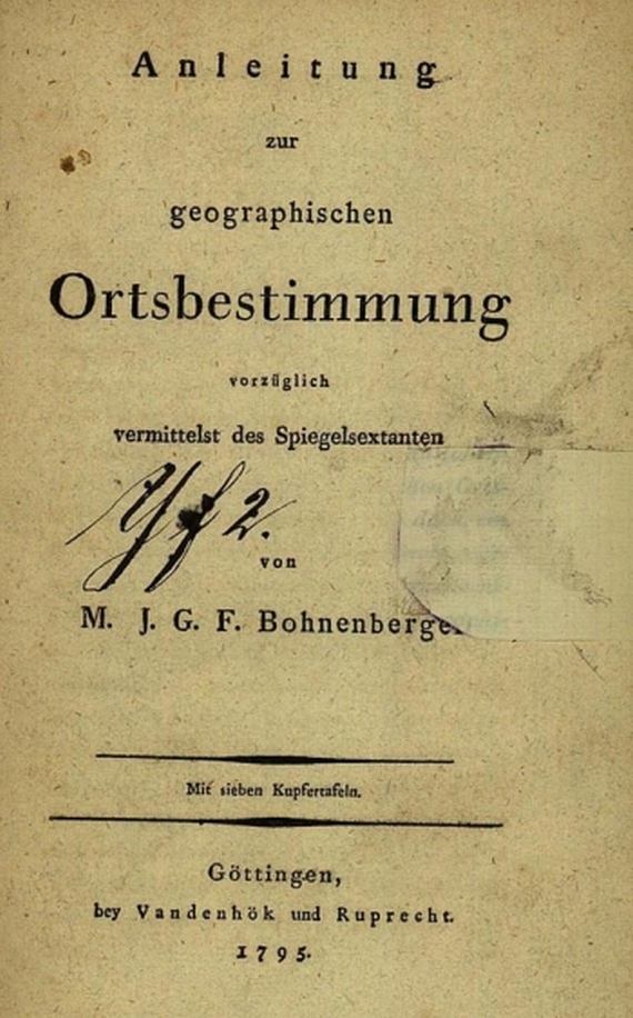   - Geographische Ortsbestimmung. 1795