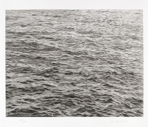 Vija Celmins - Ocean with Cross 1