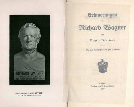 Angelo Neumann - Erinnerungen an Richard Wagner. 1907.