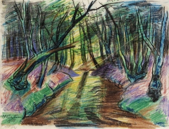 Hermann Max Pechstein - Waldbach