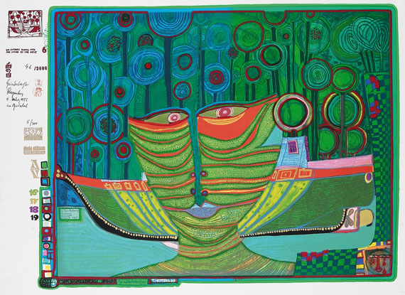 Friedensreich Hundertwasser - Look at it on a rainy day