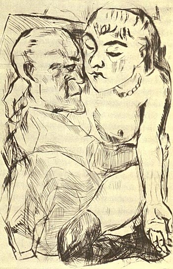 Max Beckmann - Edschmid, K., Die Fürstin. 1919