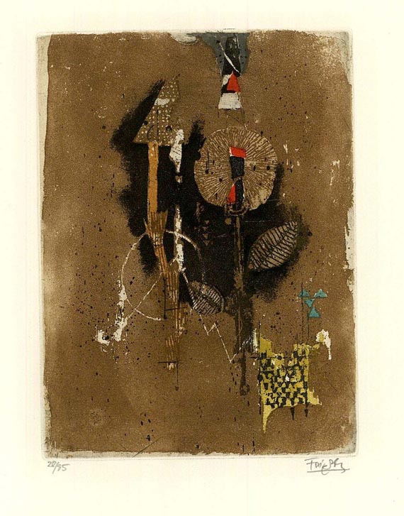  Friedländer - Paare und Blumen, 8 Bll. in Mappe. 1971