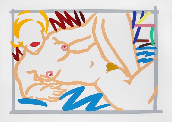 Tom Wesselmann - Judy on a blue blanket