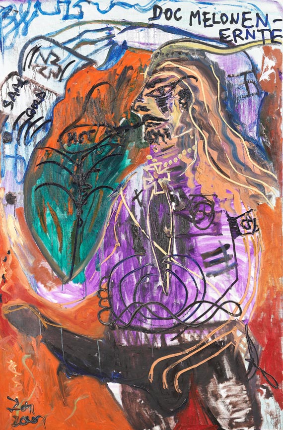 Jonathan Meese - Don Knurrhahn (Selbstportrait)