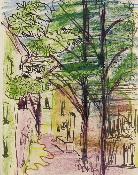 Ernst Ludwig Kirchner - Dorfstraße