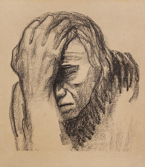 Käthe Kollwitz - Nachdenkende Frau