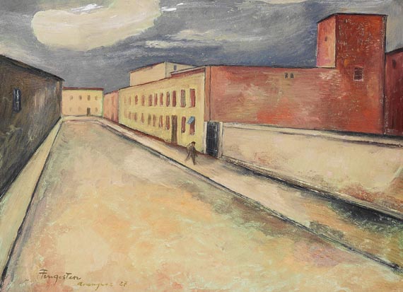 Michel Fingesten - Straße in Aranjuez