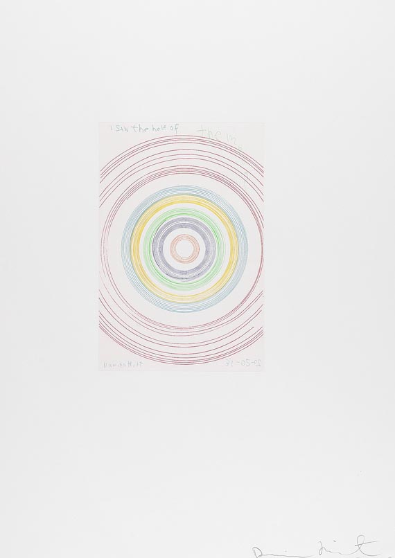 Damien Hirst - I saw the half of the moon