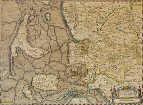  Schleswig-Holstein - Das Ambt Tondern ohne Landtofft Herde Anno 1648.
