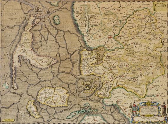  Schleswig-Holstein - Das Ambt Tondern ohne Landtofft Herde Anno 1648.