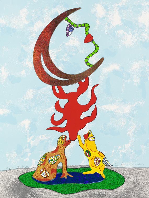 Niki de Saint Phalle - Lune argente