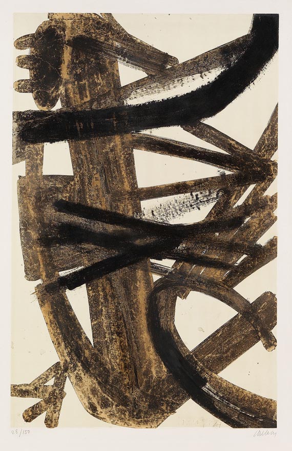 Pierre Soulages - Peinture 1947 I