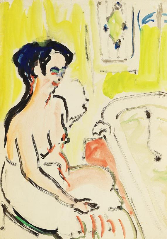 Ernst Ludwig Kirchner - Sitzender Akt