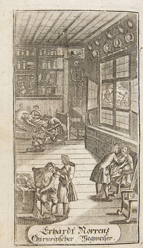 Erhardt Norre - Chirurgischer Weg-Weiser. 1750.