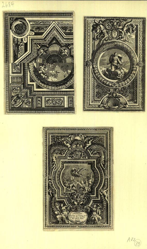  Ornament - 39 Bll. Ornamentstiche.