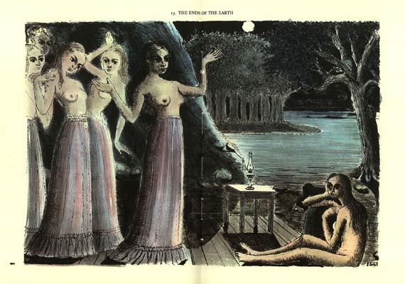 Paul Delvaux - Graphic work. 1976