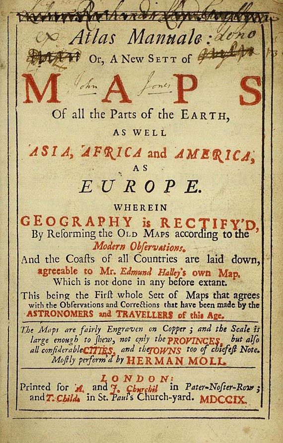 Hermann Moll - Atlas Manuale. 1709.