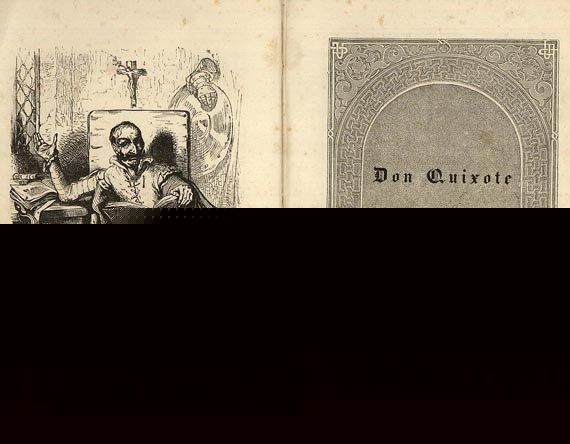 Miguel de Cervantes Saavedra - Don Quixote. 2 Bde. 1837-38