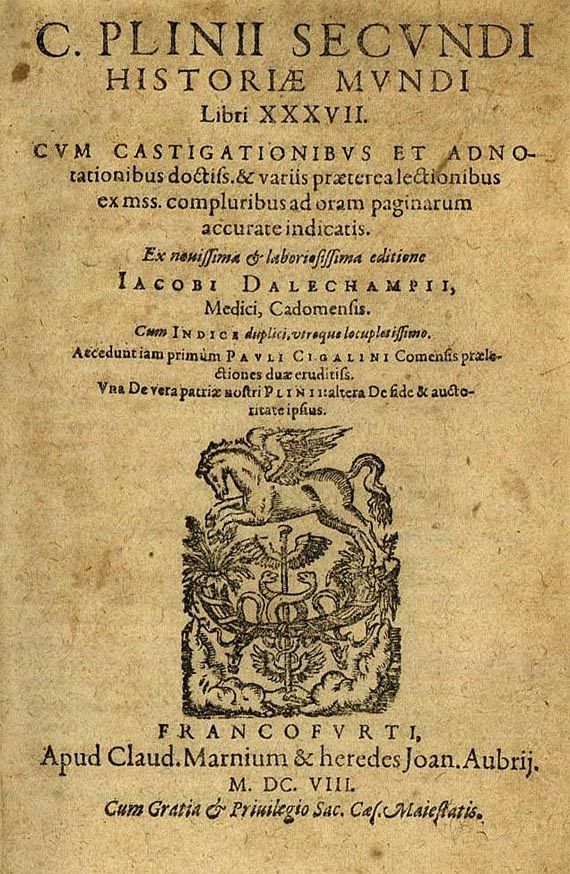   - Plinii secundi. 1608.