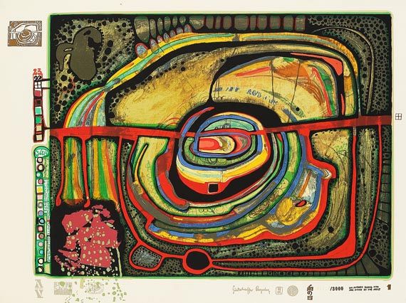Friedensreich Hundertwasser - Look at it on a rainy day - Altre immagini