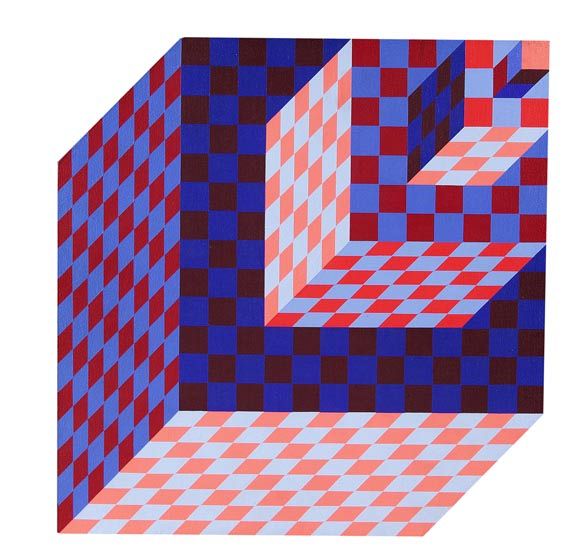 Victor Vasarely - Axo