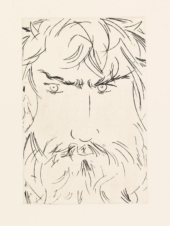 Giacomo Manzù - Sophocles, King Oedipus. 1968.