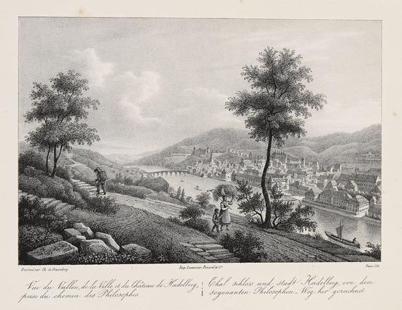 Deutschland - Graimberg, Ch. de, Heidelberger Schlosses. Ca. 1825.